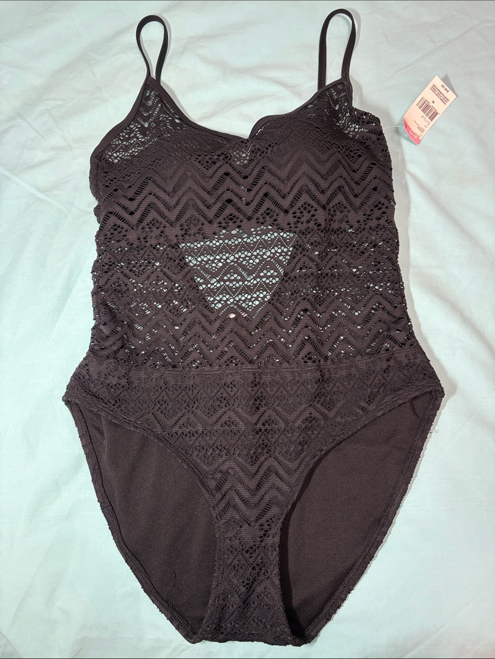 NWT One Piece BONGO Bathing Suit Junior’s M Black